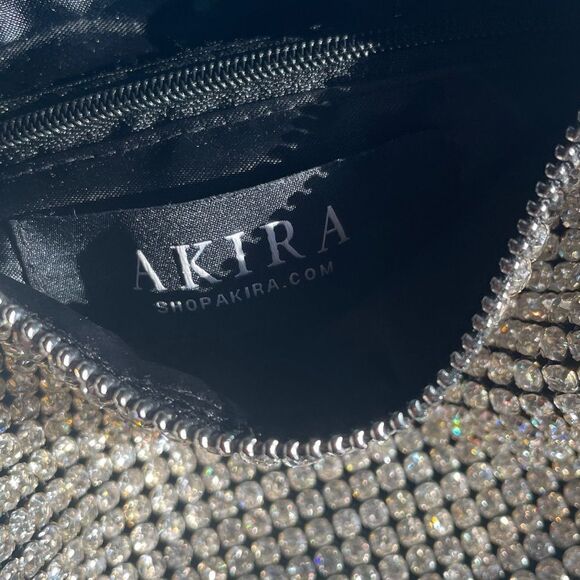 ♥️ AKIRA Heiress type flex handbag with all-over crystal embellishment - Picture 15 of 16